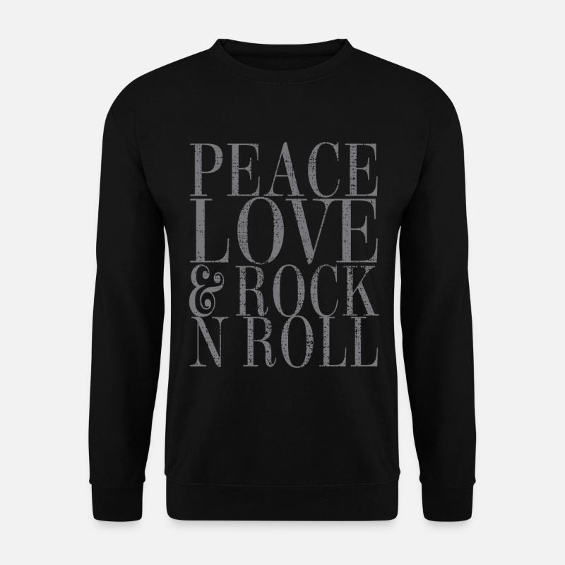 Rock And Roll - Unisex Sweatshirt - black