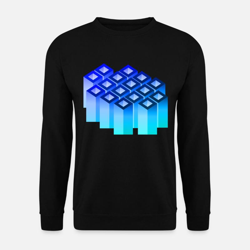 Abstract Warben Art 1 - Unisex Sweatshirt - black