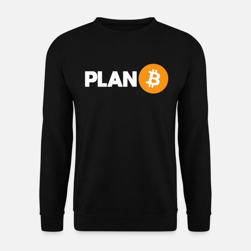 Plan Bitcoin - Sweat-shirt Unisexe - noir