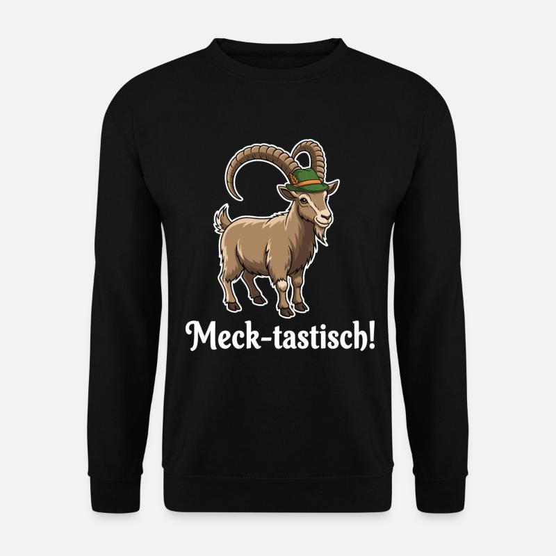Meck-tastisch ! - Unisex Pullover - Schwarz