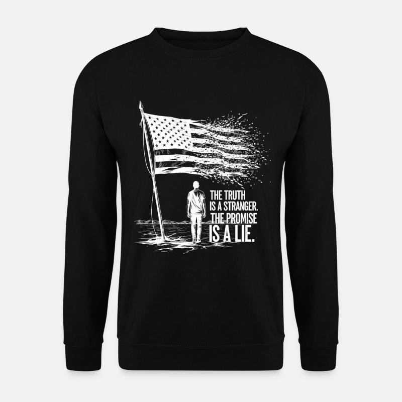 La vérité est étrangère - Sweat-shirt Unisexe - noir