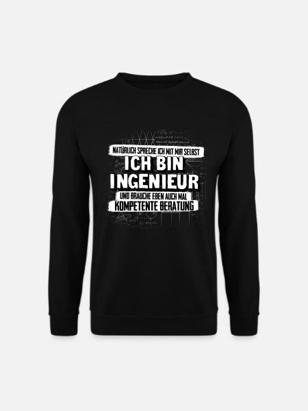 Ingenieur kompetente Beratung - Unisex Pullover - Schwarz