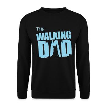 Berger allemand le papa marchant idée de cadeau de gassi - Sweat-shirt Unisexe - noir - Devant - Alina (178cm) & Michal (187cm)