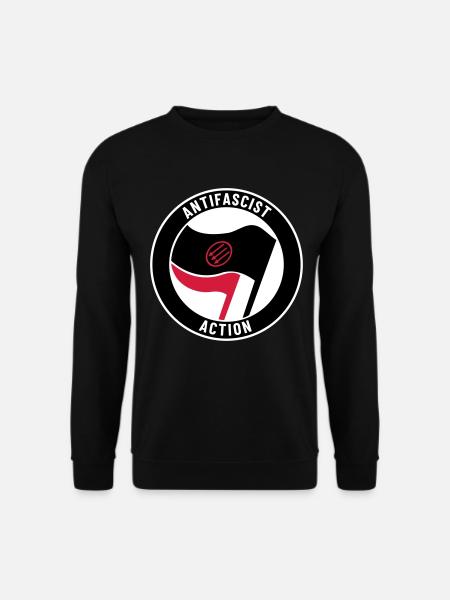 Antifascist Action – 3 Arrows - Unisex Pullover - Schwarz
