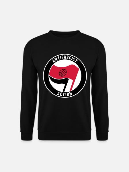 Antifascist Action – 3 Arrows - Unisex Pullover - Schwarz