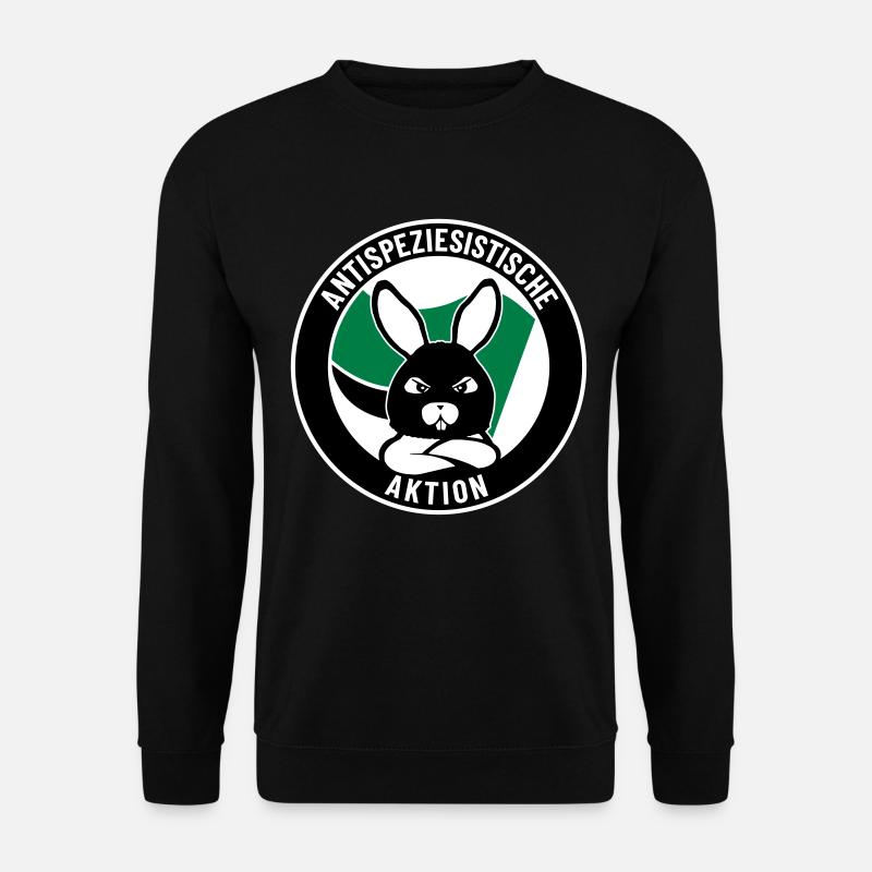 Antispeziesistische Aktion – Bunny - Unisex Pullover - Schwarz
