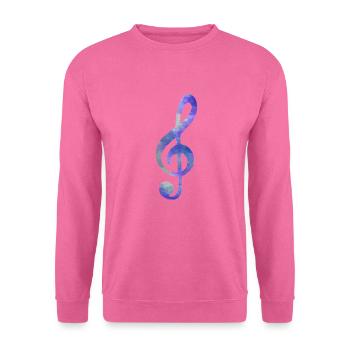 music key - Unisex Sweatshirt - pink - Front