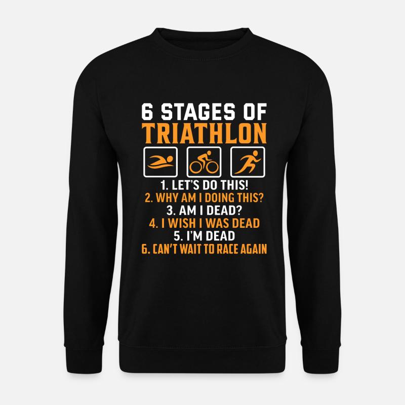 Triathlon Geschenk Triathlon Triathlon Triathlet - Unisex Pullover - Schwarz