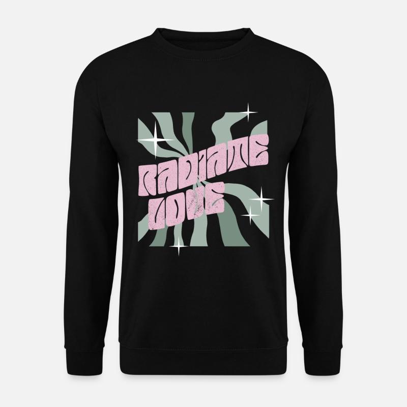 radiate love black - Unisex Pullover - Schwarz