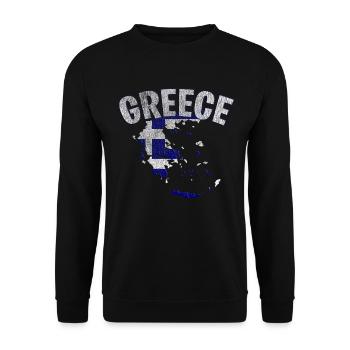 Grèce - Sweat-shirt Unisexe - noir - Devant - Alina (178cm) & Michal (187cm)