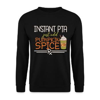 PTA Instant | Apotheke - Unisex Pullover - Schwarz - Vorne - Alina (178cm) & Michal (187cm)
