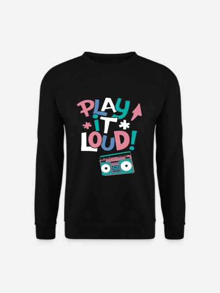 Bass Play it Loud - Unisex Sweatshirt - black
