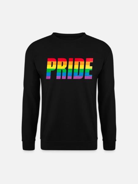 Rainbow Pride Graphic - Unisex Sweatshirt - black