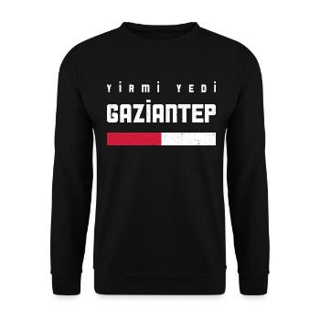 Gaziantep 27 Turkey Turkiye Gift Holiday TR - Unisex Sweatshirt - black - Front - Alina (178cm) & Michal (187cm)