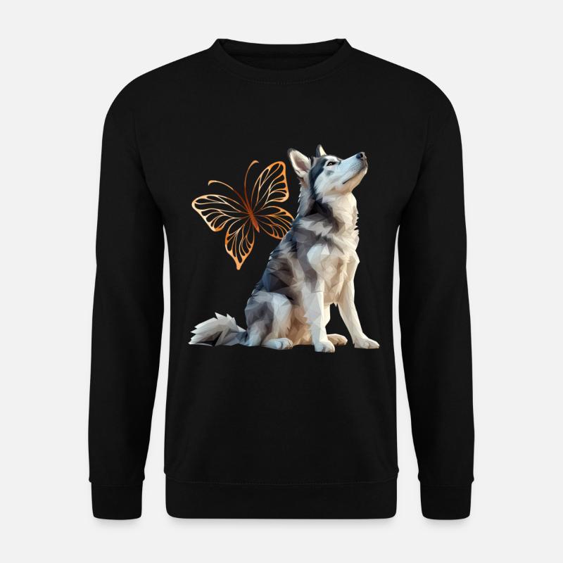 Husky - Unisex Sweatshirt - black
