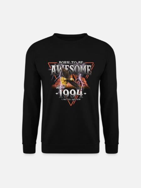 1994 Jahrgang geboren Vintage Geburtstag Geschenk - Unisex Pullover - Schwarz