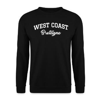 WEST COAST Brittany - Unisex Sweatshirt - black - Front - Alina (178cm) & Michal (187cm)