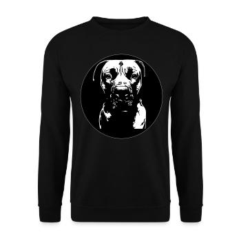 Boerboel - Unisex Pullover - Schwarz - Vorne - Alina (178cm) & Michal (187cm)