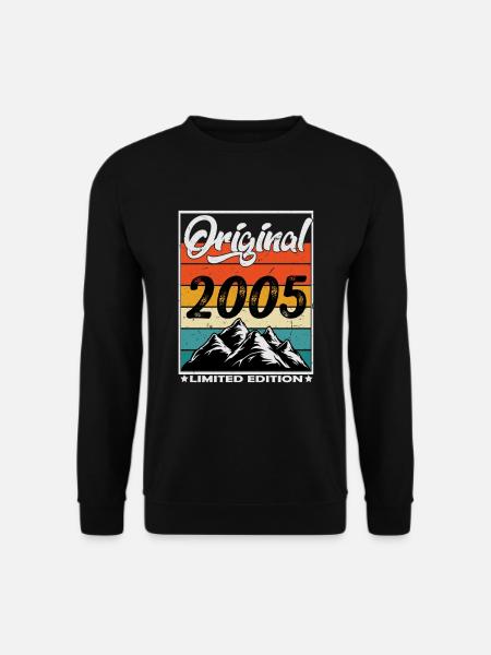 Original 2005 Jahrgang Vintage Geburtstag Geschenk - Unisex Pullover - Schwarz