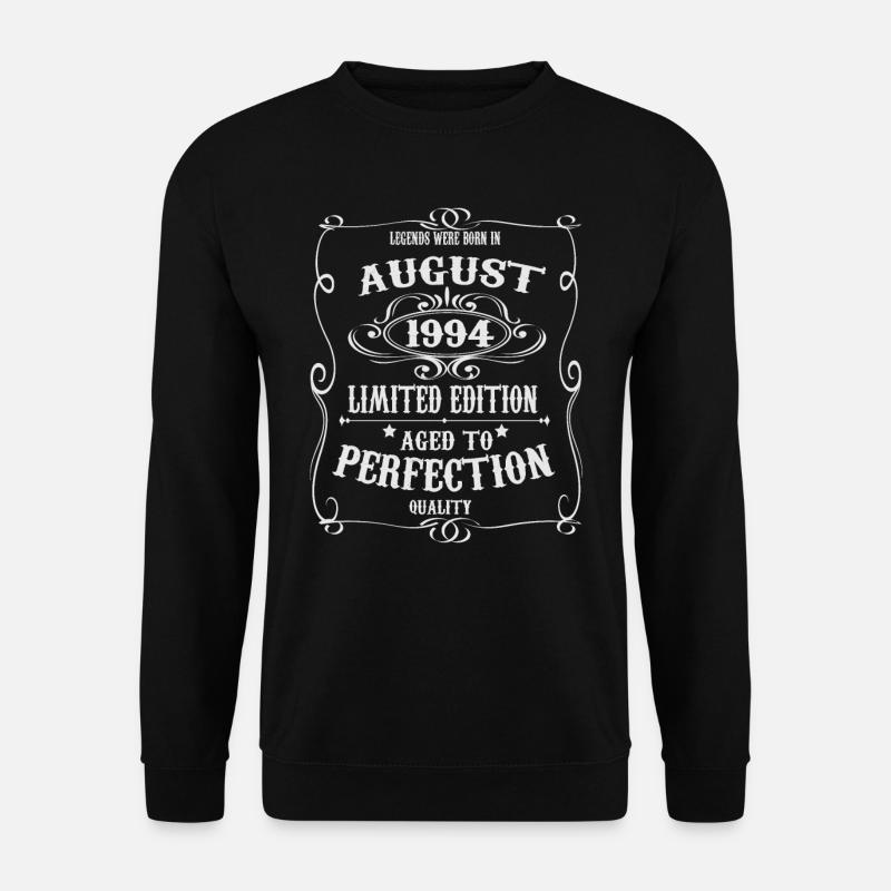 Legenden wurden im August 1994 geboren - Unisex Pullover - Schwarz