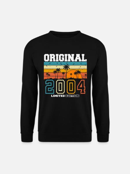 Original 2004 Jahrgang Vintage Geburtstag Geschenk - Unisex Pullover - Schwarz