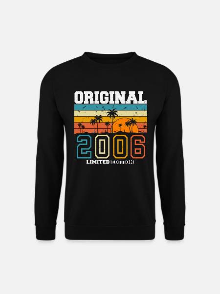 Original 2006 Jahrgang Vintage Geburtstag Geschenk - Unisex Pullover - Schwarz
