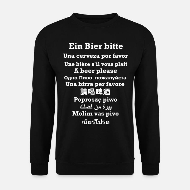 Order beer internationally - Unisex Sweatshirt - black