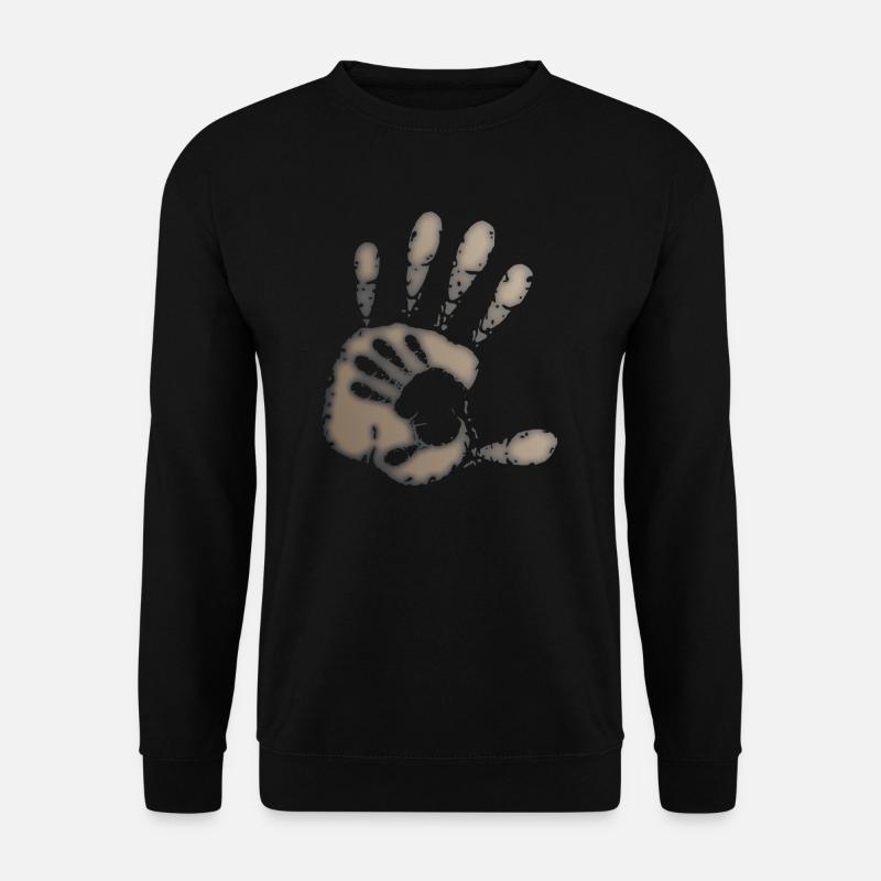 MAINS - GRIS - Sweat-shirt Unisexe - noir