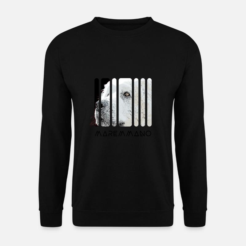 Pastore Maremmano Abruzzese Herdenschutz Hütehund - Unisex Pullover - Schwarz