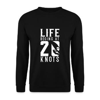 Windsurffer Cadeaux Windsurfer Surfeur surfeur - Sweat-shirt Unisexe - noir - Devant - Alina (178cm) & Michal (187cm)