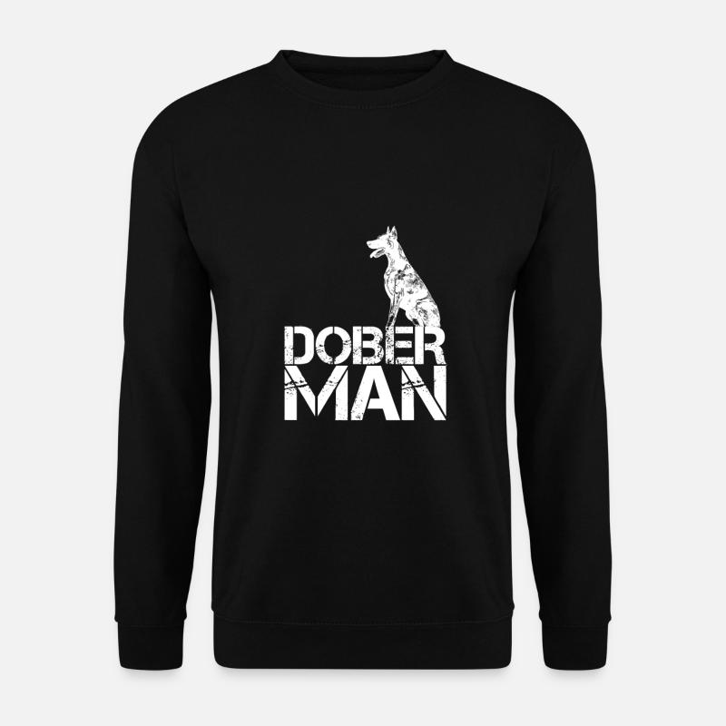 Doberman Pinscher Dobermann Geschenke - Unisex Pullover - Schwarz