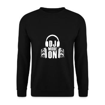 DJ Hochzeit DJ Song Disc Jockey DJ Discjockey - Unisex Pullover - Schwarz - Vorne - Alina (178cm) & Michal (187cm)
