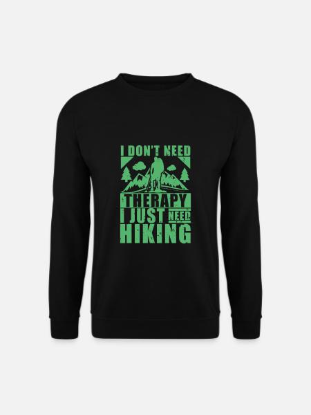 Hike Hike Hike Hike - Unisex Sweatshirt - black