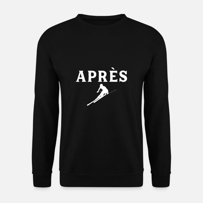 Apres Ski Apres Skiing - Unisex Sweatshirt - black