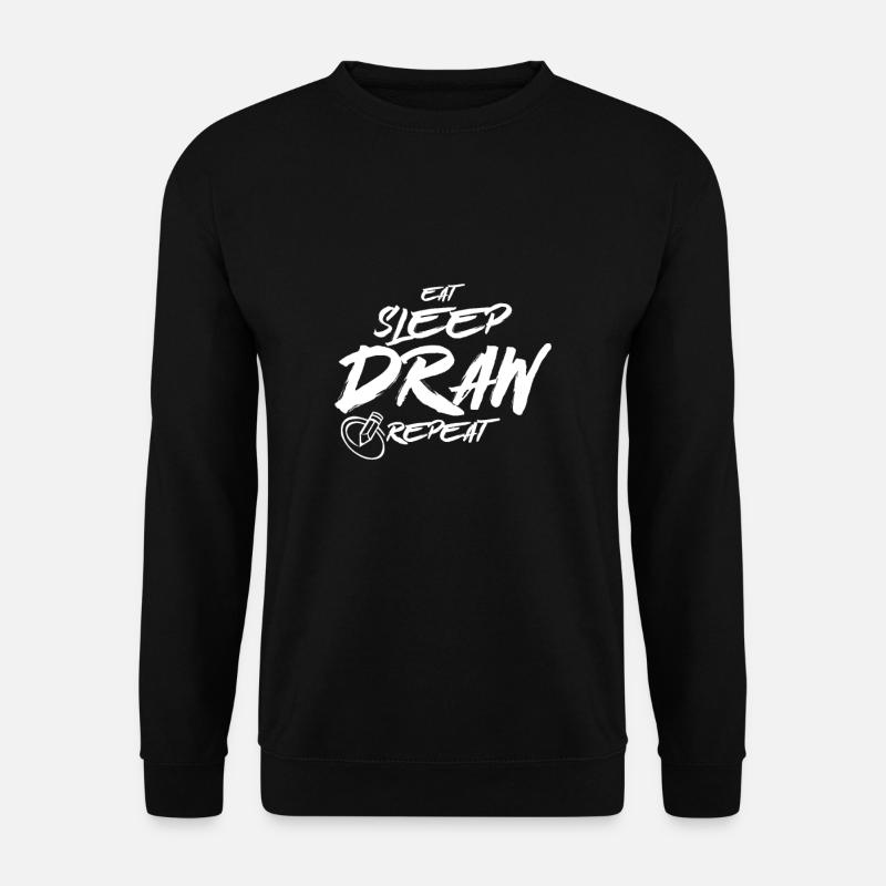 Dessinateur dessin peintre dessinateur - Sweat-shirt Unisexe - noir