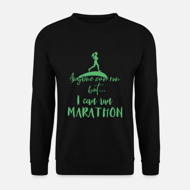 Marathon runner - Unisex Sweatshirt - black