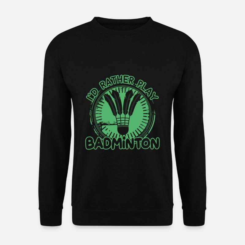 Badminton - Unisex Pullover - Schwarz