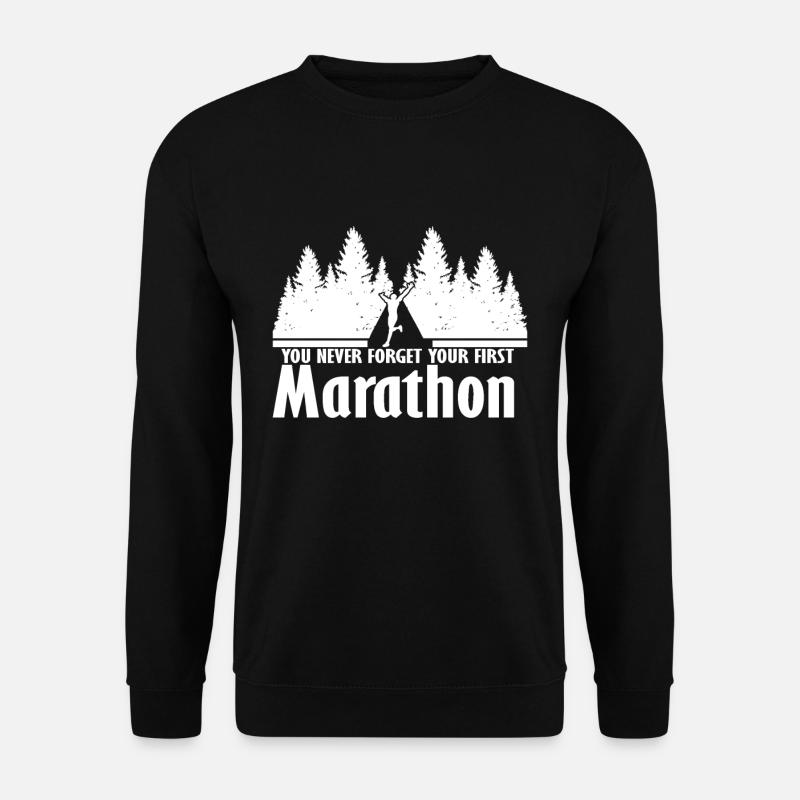 Marathon - Unisex Pullover - Schwarz