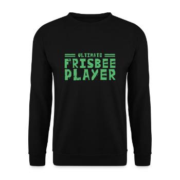 Frisbee Lancer Frisbee jeu - Sweat-shirt Unisexe - noir - Devant - Alina (178cm) & Michal (187cm)