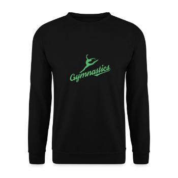 Floor gymnastics Gymnastics Gymnastics Gymnasts Floor gymnasts - Unisex Sweatshirt - black - Front - Alina (178cm) & Michal (187cm)