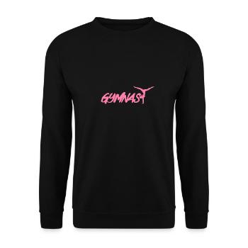 Gymnast - Unisex Sweatshirt - black - Front - Alina (178cm) & Michal (187cm)