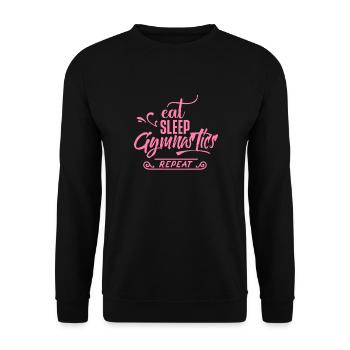 Turner Gymnast Gymnastics Gymnastics Gymnast - Unisex Sweatshirt - black - Front - Alina (178cm) & Michal (187cm)
