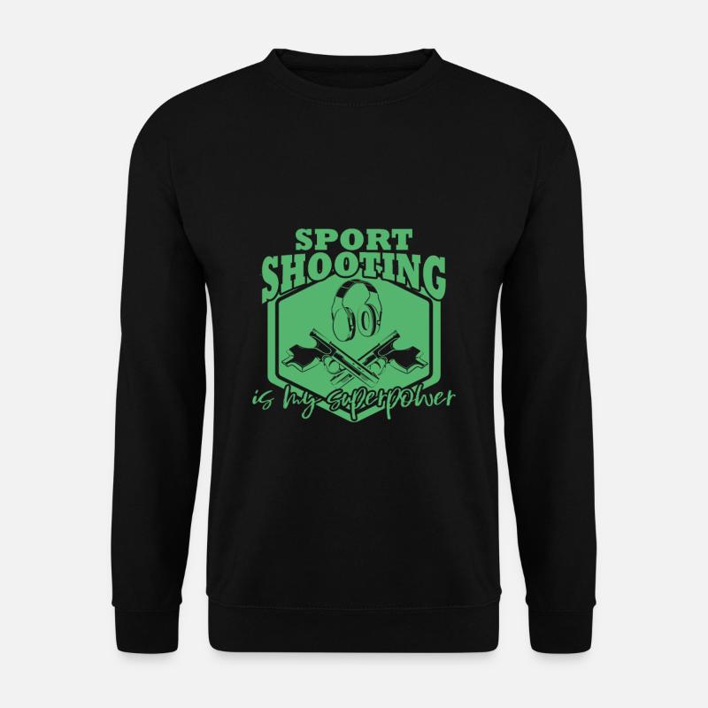 Sportschießen - Unisex Pullover - Schwarz