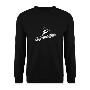 Gymnast Floor Gymnastics Gymnastics Gymnast Gymnast - Unisex Sweatshirt - black - Front - Alina (178cm) & Michal (187cm)