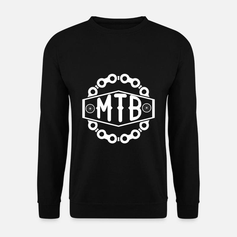 Mountainbike - Unisex Pullover - Schwarz