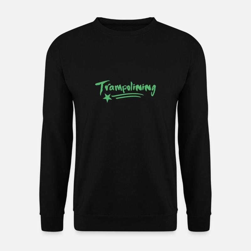Trampoline trampoline hall de saut trampoline trampoline - Sweat-shirt Unisexe - noir