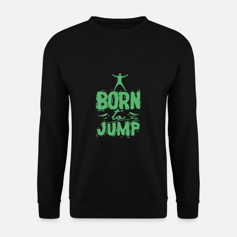 Trampolin Springen - Unisex Pullover - Schwarz