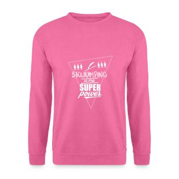 Skispringen - Unisex Pullover - Pink - Vorne