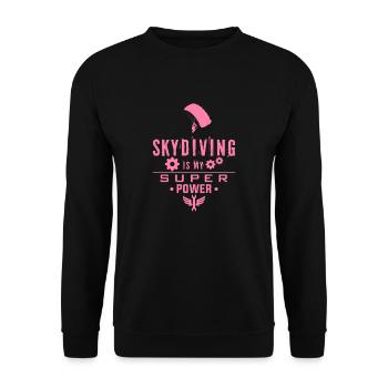 Parachute - Sweat-shirt Unisexe - noir - Devant - Alina (178cm) & Michal (187cm)