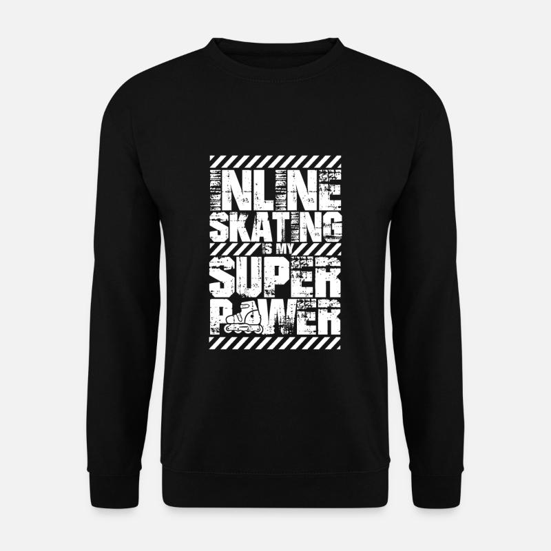 Inline Skater - Unisex Pullover - Schwarz